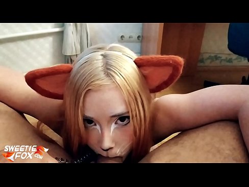 ❤️ Kitsune pogoltne kurac in spermo v usta ️ Sex video pri nas ❌️❤